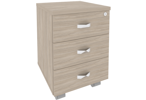 Тумба мобильная, цвет дуб аттик