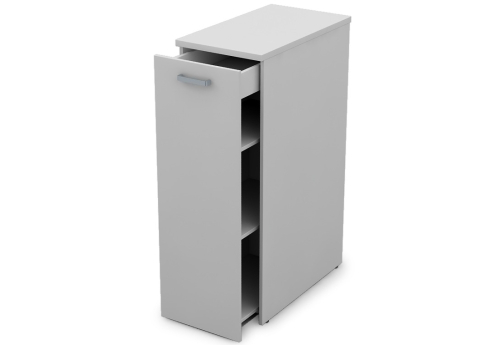 Тумба с выкатной секцией Деко, цвет белый