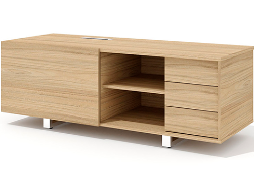 Тумба опорная правая Некста Директ, цвет вяз + хром