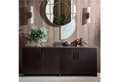 Греденция (4 двери) Лестер, цвет палисандр