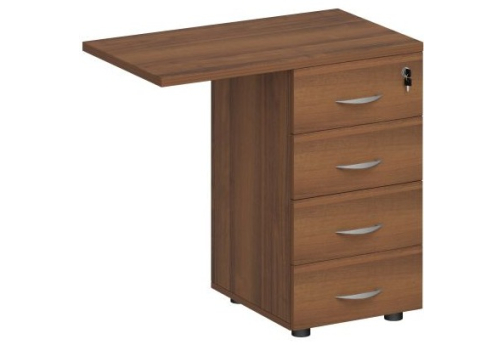 Тумба приставная Прайм, цвет орех