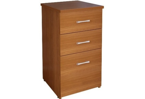 Тумба приставная (3 ящика), цвет орех