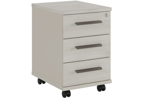 Тумба подкатная 3 ящика, цвет шамони светлый