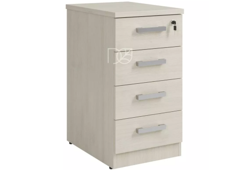 Тумба приставная с замком, цвет шамони светлый