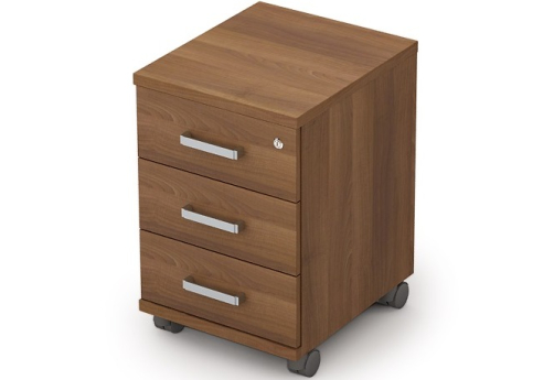 Тумба выкатная с замком Деко, цвет шамони темный