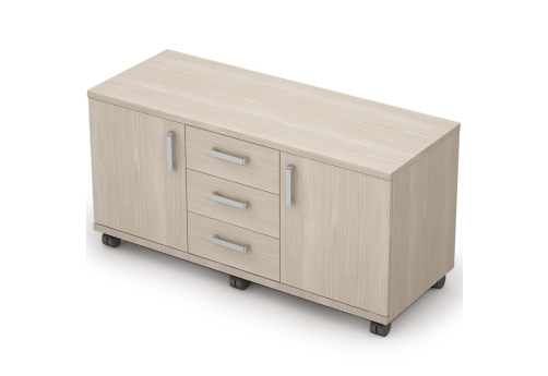 Тумба подкатная сервисная Деко, цвет шамони светлый