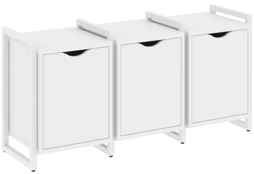 Тумба наборная вариант 5 Европа, цвет белый бриллиант + белый