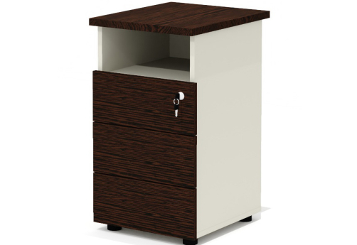 Тумба приставная Некста, цвет венге + беж