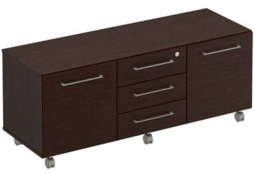 Тумба для оргтехники Эдвард, цвет венге