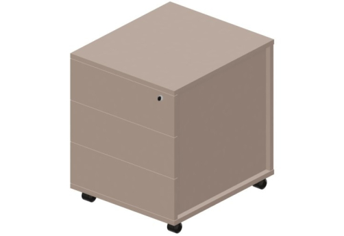 Тумба мобильная Кристо Директ, цвет тортора