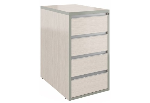 Тумба приставная с замком, цвет сосна карелия