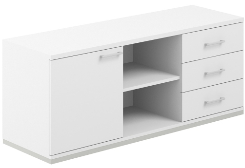 Тумба сервисная с замком Фламинго, цвет белый