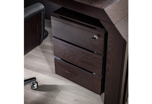 Тумба подкатная Сопрано, цвет дуб ферро