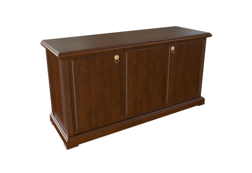 Креденция 3 двери, цвет темный орех