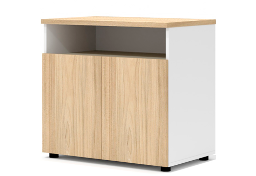 Тумба сервисная Некста, цвет вяз + белый