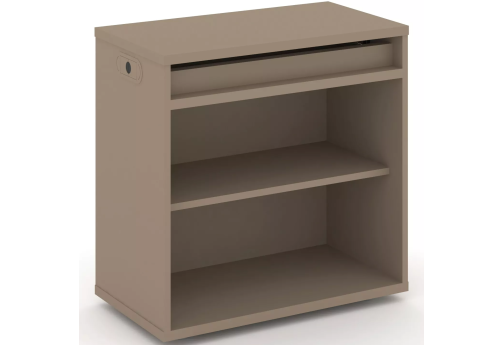 Тумба одиночная с топом (открытая), цвет латте