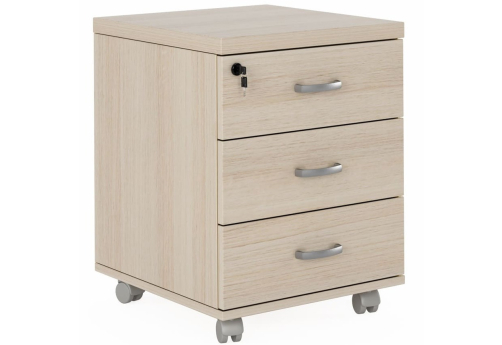 Тумба подкатная 3 ящика Романо, цвет дуб