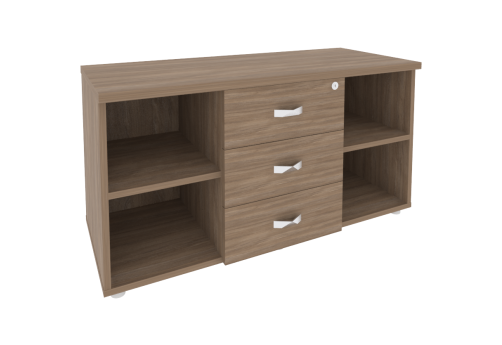 Тумба сервисная с ящиками, цвет дуб аризона