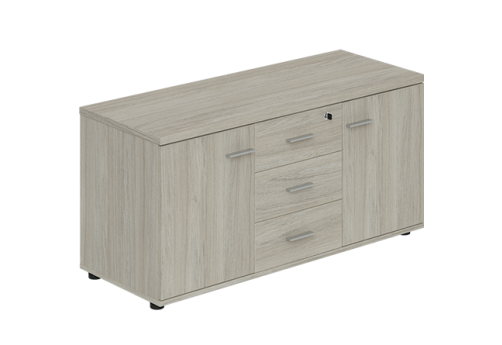 Тумба сервисная (на опорах) Камелот, цвет светлый дуб