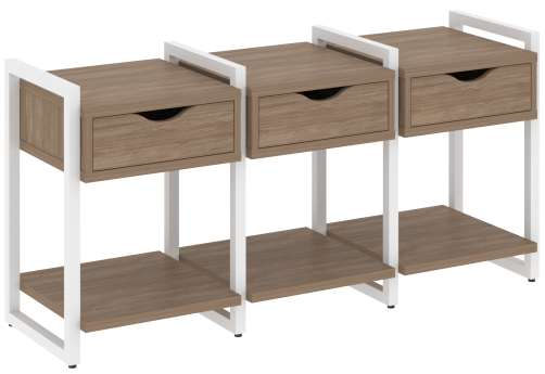 Тумба наборная вариант 4 Европа, цвет дуб аризона + белый