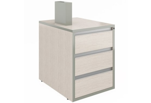 Тумба приставная (без топа) с замком, цвет сосна карелия