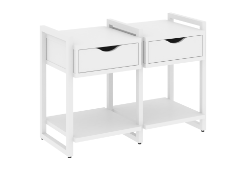 Тумба наборная вариант 1 Европа, цвет белый бриллиант + белый