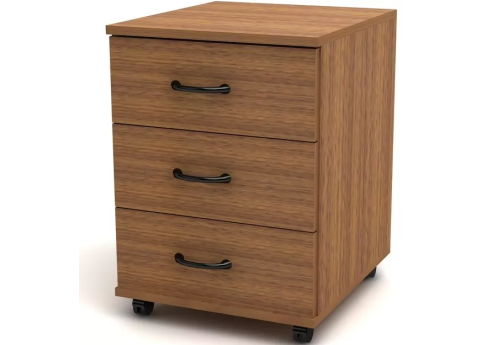 Тумба мобильная, цвет орех