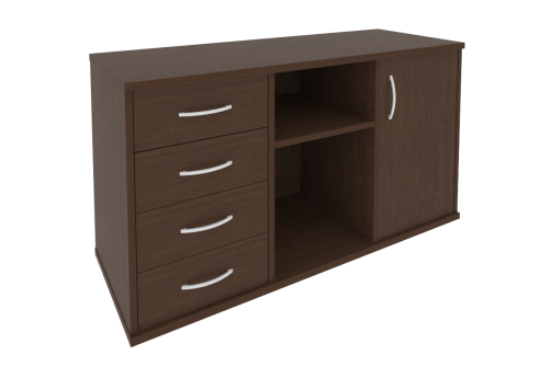 Тумба сервисная, цвет венге