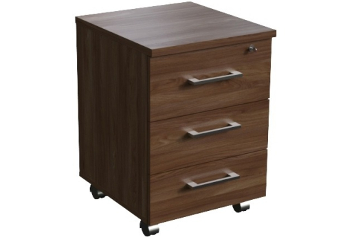 Тумба подкатная Вельвет, цвет темный дуб