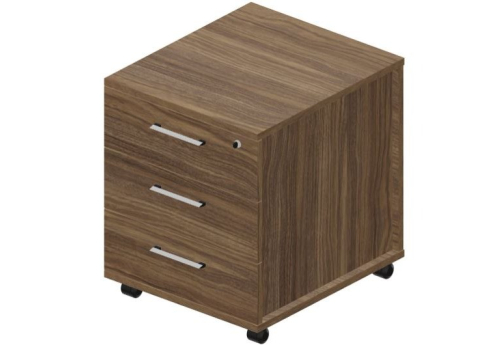 Тумба мобильная усиленная Кристо Директ, цвет орех