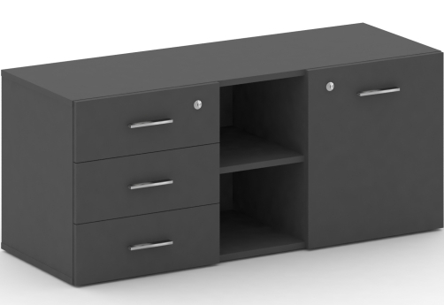 Греденция Милтон, цвет базальт