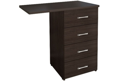 Тумба приставная, цвет венге