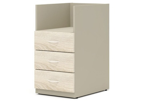 Тумба приставная Гардения Офис, цвет дуб сонома