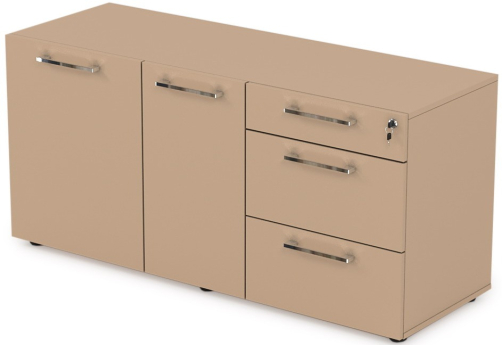 Тумба сервисная с ящиками Кенвуд Конференц, цвет мокко