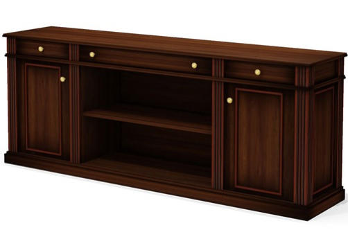 Греденция Альберо, цвет орех темный