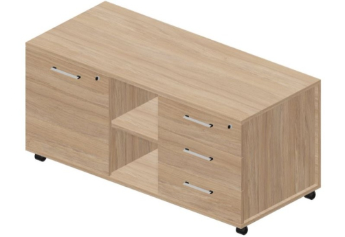 Тумба сервисная усиленная правая Кристо Директ, цвет светлый дуб