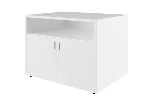 Тумба для оргтехники, цвет белый