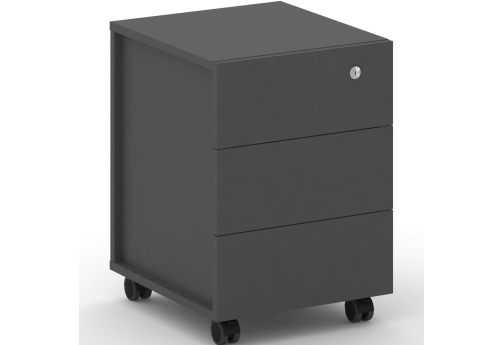 Тумба мобильная Милтон, цвет базальт