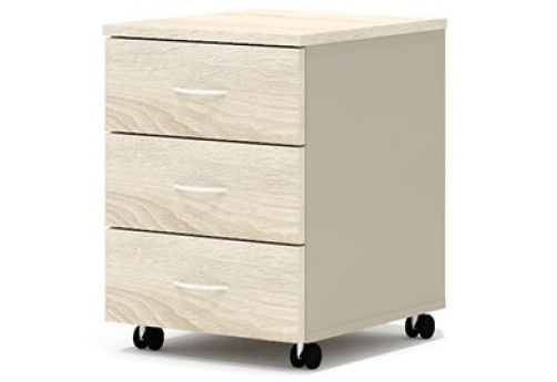 Тумба подкатная Гардения Офис, цвет дуб сонома