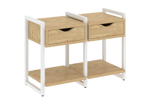 Тумба наборная вариант 1 Европа, цвет тиквуд светлый + белый