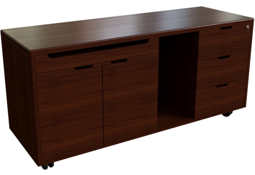 Приставка подкатная, цвет темный орех