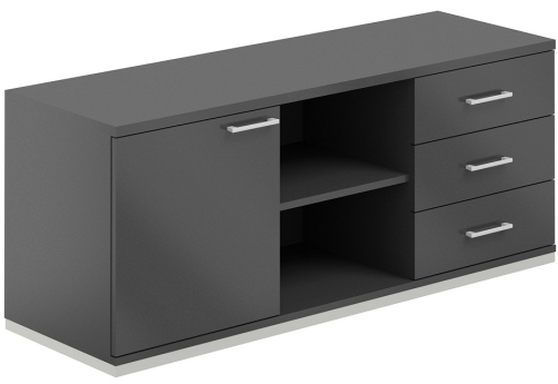 Тумба сервисная с замком Фламинго, цвет антрацит