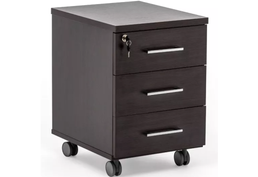 Тумба подкатная, цвет венге