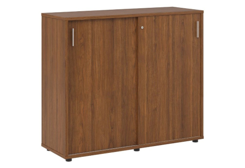 Тумба с раздвижными фасадами, цвет орех