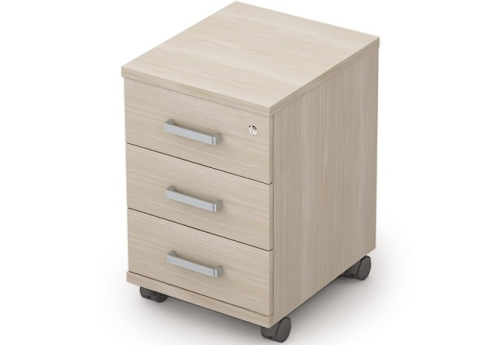 Тумба выкатная с замком Деко, цвет шамони светлый