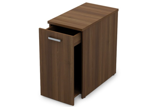 Тумба с выкатной секцией Деко, цвет шамони темный