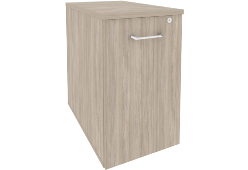 Тумба низкая выдвижная приставная/опорная, цвет дуб аттик