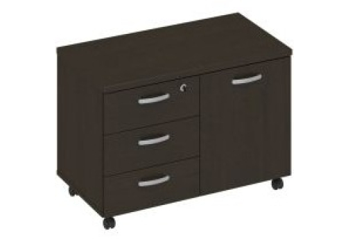 Тумба для оргтехники Мира Нумо, цвет венге