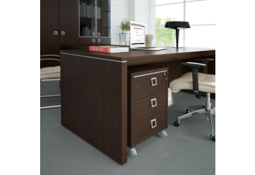 Тумба мобильная Денвер, цвет венге