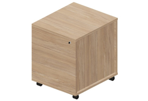 Тумба мобильная Кристо Директ, цвет светлый дуб